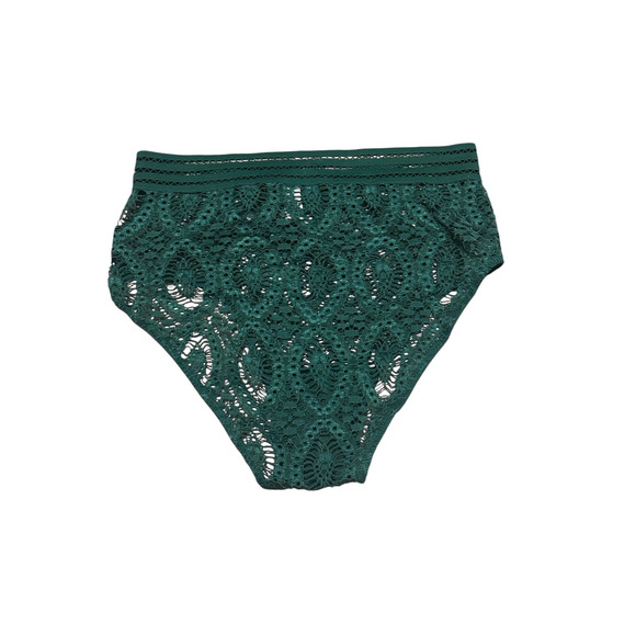 Else Women's Medium Green Baroque Geometric Print Lingerie High Waist Briefs - Picture 4 of 7